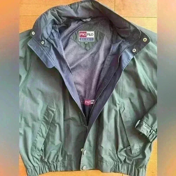 ProFilo Sport | Men’s vintage  sport green jacket size XL - Picture 5 of 5